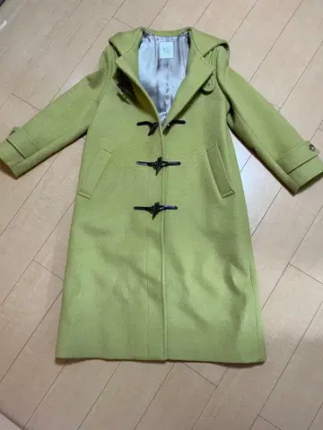 더플 코트 36 사이즈 옐로우 그린 40주년 기념