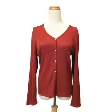 SCAPA 스캐파 가디건 V넥 니트 빨간색 42 XL