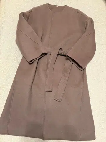 새상품급 미라 오웬 퓨어 울 코트 0 사이즈 모카