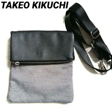 TAKEO KIKUCHI 다케오 키쿠치 숄더백 블랙 그레이