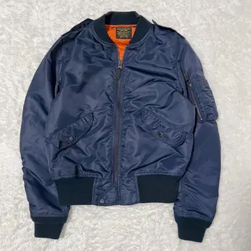 아비렉스 L-2A 플라이트 자켓 네이비 M 밀리터리 단장