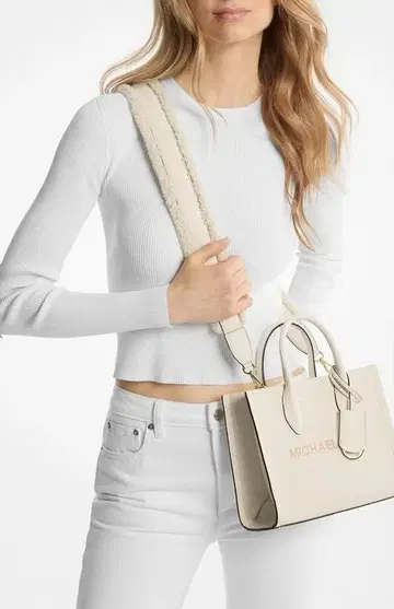 [ 새상품 ] MIRELLA 페블드 레더 크로스 바디 스몰 마이클코어스