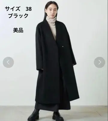 MARW UNITED ARROWS 노카라 롱 코트