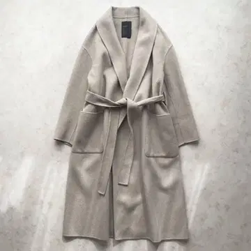 Noble super160 숄카라 리버 코트 롱 기장 38 M 사이즈