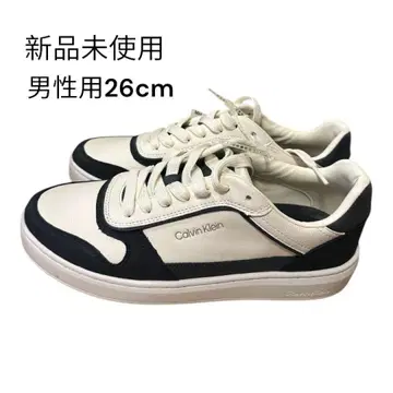 Calvin Klein 스니커즈 26cm 화이트/네이비