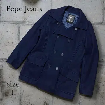 [ Pepe Jeans ] 페페 진스 P 코트 L 다크 네이비