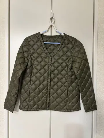 DHC 다운 자켓 퀼팅 자켓 올리브 L 사이즈