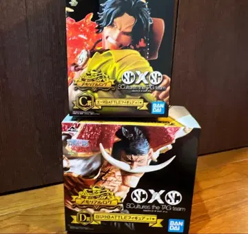 제일복권 원피스 메모리얼 로그 미개봉 새상품 흰 수염 에이스 2체 세트