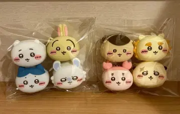 [새상품] 치이카와 (먼작귀) 오카오 미니 실리콘 파우치 8개 세트