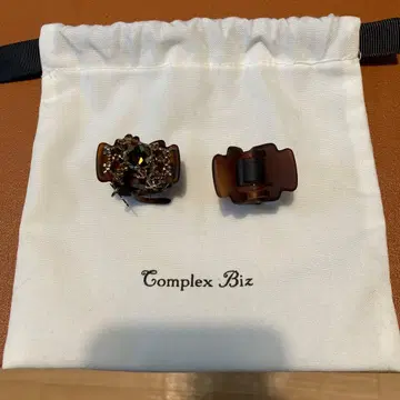 Complex Biz 비쥬 헤어 클립 2개 세트