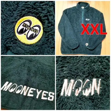 문 아이즈 남성용 하프 지퍼 보아 블루종