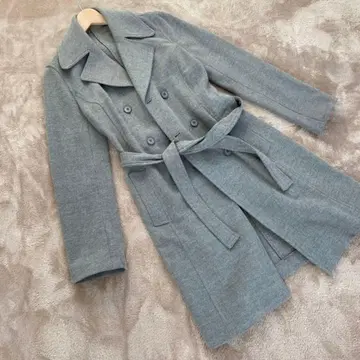 여성용 롱 코트 theory 띠어리 M 그레이