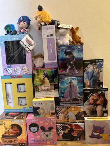 애니메이션 캐릭터 피규어 봉제 인형 세트