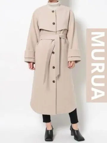 MURUA 버튼 롱 코트 2 (M)
