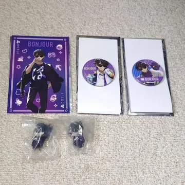 도즈루사 본쥬르 캔뱃지 키링