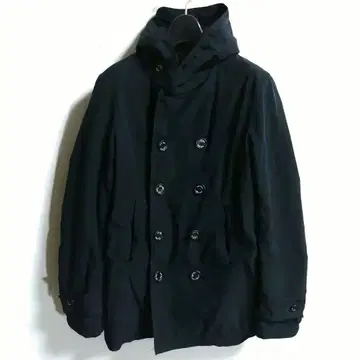 BLUE WORK 후디드 P 코트