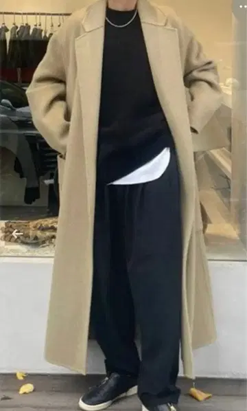 todayful 울 오버코트 38 올리브