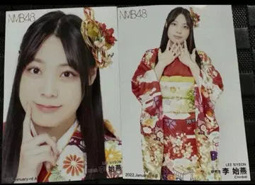 NMB48 리시연 2022 january 랜덤 브로마이드 현 QWER