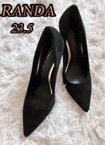 RANDA 란다 하이힐 펌프스 블랙 23.5cm 새상품급