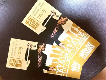 야자와 에이요시 2025 메모리얼 티켓 2장 세트