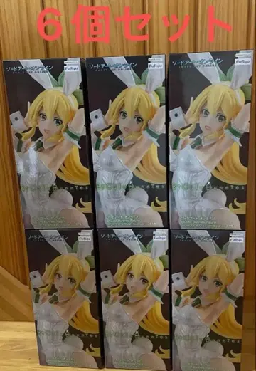 소드 아트 온라인 BiCute Bunnies 피규어 리파 6개