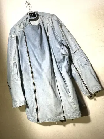 선착순! ACUOD by CHANU 지퍼 디자인 데님 자켓