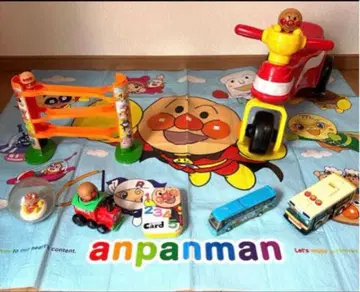 호빵맨 바이크 탈것 카드 버스 돗자리 완구 묶음 판매