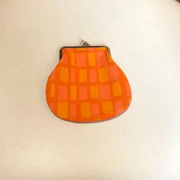 Marimekko 마리메꼬 가마구치 파우치 오렌지