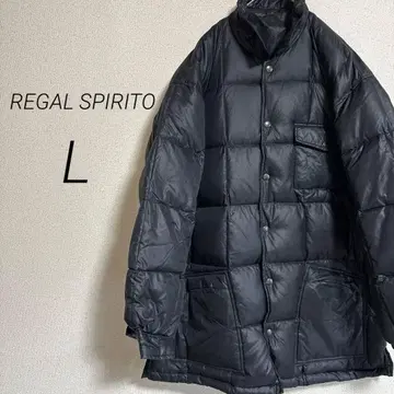 2566 고품질 다운 자켓 자켓 남성용 블랙 L [리걸 스피릿]