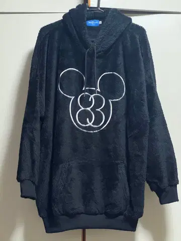 도쿄 디즈니 리조트 블랙 후드티 L