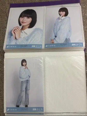 엔도 사쿠라 브로마이드 컴프 쿠보 시오리 졸업 콘서트  카라 부착 코디