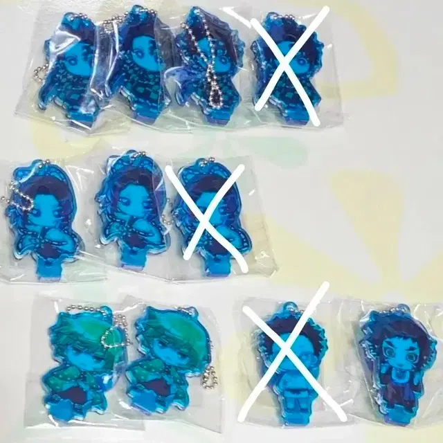 귀멸의칼날 아크릴 스탠드키링