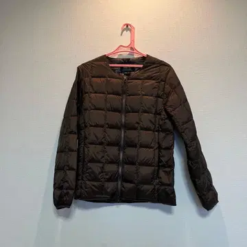 다크 브라운 다운 자켓