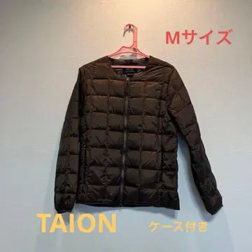 다크 브라운 다운 자켓