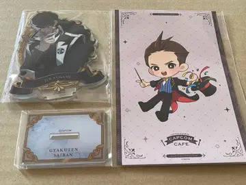 역전재판 유가미 진 아크릴 스탠드 오도로키 엽서 세트