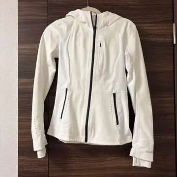 룰루레몬 화이트 후드티