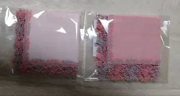 치카자와 레이스 마리에 루 카세트 콜라보 타월 손수건 2종 세트