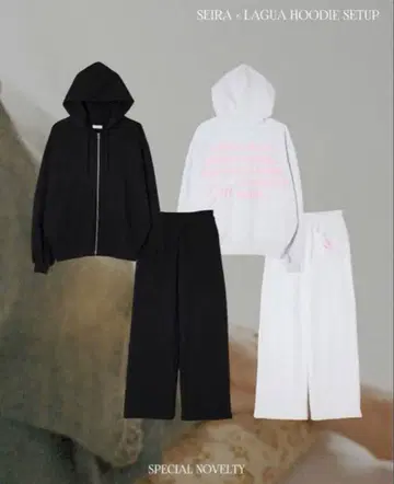 SEIRA x LAGUAGEM 셋업 블랙