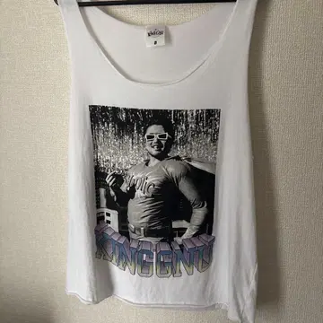 KINGGNU 그래픽 프린트 탱크탑