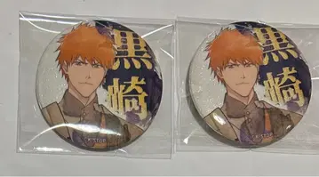 BLEACH 상하이 중국 한정판 글리터 캔뱃지 쿠로사키 이치고 2개