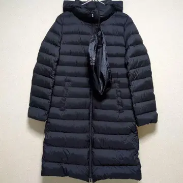 유니클로 울트라 라이트 다운 롱 코트 블랙 M 사이즈 새상품급