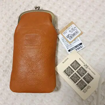 미사용 새상품 와치필드 다얀 가죽 가마구치 안경 케이스