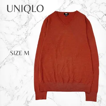 유니클로 메리노울 심플 스테디셀러 V넥 긴팔 니트 스웨터 M 고품질