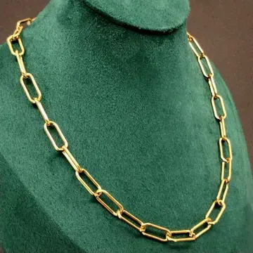 빈티지 골드 링크 체인 토글 목걸이
