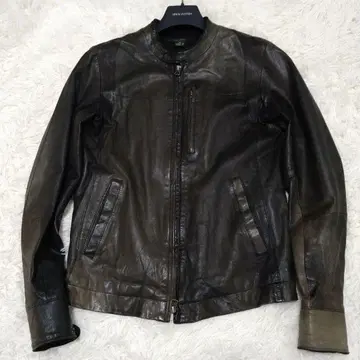 CIAO PANIC 차오패닉 양가죽 램 가죽 싱글 라이더 자켓