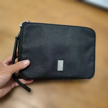 던힐 dunhill 블랙 클러치백