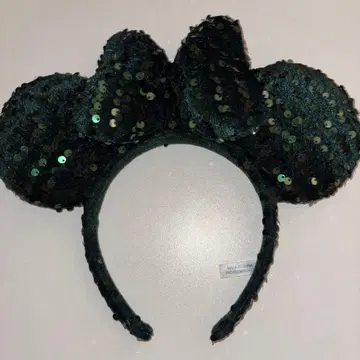 미키마우스형 스팽글 머리띠