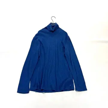 하자품 특가 45R 터틀넥 니트 스웨터 블루