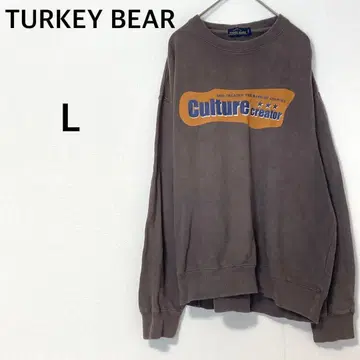 터키 베어 트레이닝복 [ L ] 맨투맨 스트릿 남성용 면 100%