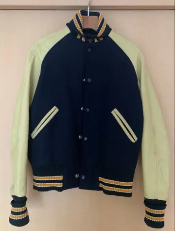 SKOOKUM 바시티 자켓 32 미국제 네이비 / 크림 스쿠컴